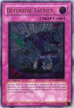 Defensive Tactics (UTR) (GLAS-EN083) - Gladiator's Assault Unlimited Gladiator's Assault Yugioh Single Squirtle Squad Card Shop.