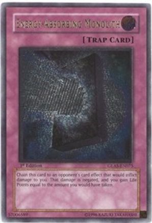 Energy-Absorbing Monolith (UTR) (GLAS-EN075) - Gladiator's Assault 1st Edition Gladiator's Assault Yugioh Single Squirtle Squad Card Shop.