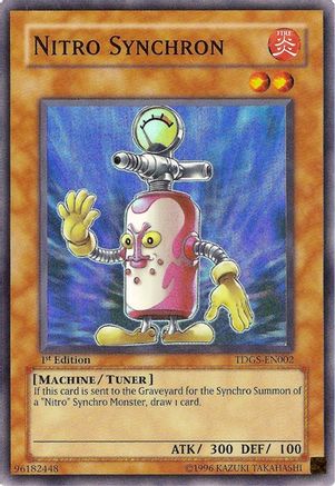 Nitro Synchron (TDGS-EN002) - The Duelist Genesis 1st Edition The Duelist Genesis Yugioh Single Squirtle Squad Card Shop.