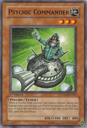 Psychic Commander (TDGS-EN020) - The Duelist Genesis 1st Edition The Duelist Genesis Yugioh Single Squirtle Squad Card Shop.