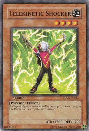 Telekinetic Shocker (TDGS-EN022) - The Duelist Genesis 1st Edition The Duelist Genesis Yugioh Single Squirtle Squad Card Shop.