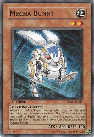 Mecha Bunny (TDGS-EN027) - The Duelist Genesis 1st Edition The Duelist Genesis Yugioh Single Squirtle Squad Card Shop.