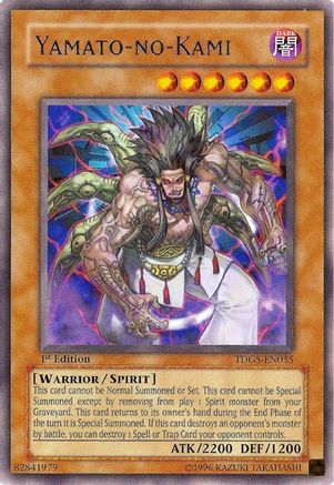 Yamato-no-Kami (TDGS-EN035) - The Duelist Genesis 1st Edition The Duelist Genesis Yugioh Single Squirtle Squad Card Shop.