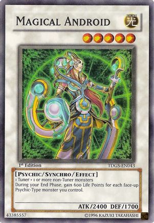 Magical Android (TDGS-EN043) - The Duelist Genesis 1st Edition The Duelist Genesis Yugioh Single Squirtle Squad Card Shop.
