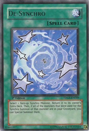 De-Synchro (TDGS-EN049) - The Duelist Genesis Unlimited The Duelist Genesis Yugioh Single Squirtle Squad Card Shop.