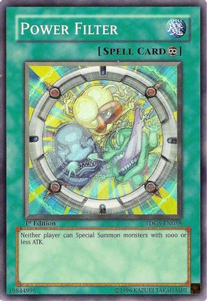 Power Filter (TDGS-EN058) - The Duelist Genesis Unlimited The Duelist Genesis Yugioh Single Squirtle Squad Card Shop.