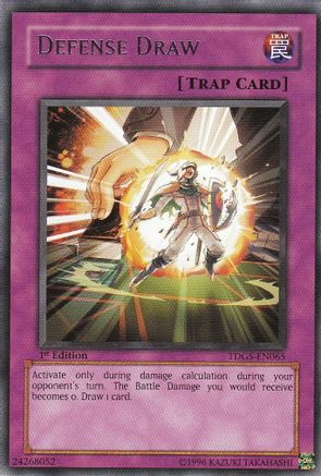 Defense Draw (TDGS-EN065) - The Duelist Genesis Unlimited The Duelist Genesis Yugioh Single Squirtle Squad Card Shop.