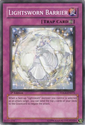 Lightsworn Barrier (TDGS-EN075) - The Duelist Genesis 1st Edition The Duelist Genesis Yugioh Single Squirtle Squad Card Shop.