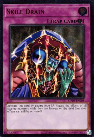 Skill Drain (UTR) (OP19-EN003) - OTS Tournament Pack 19 Unlimited OTS Tournament Pack 19 Yugioh Single Squirtle Squad Card Shop.