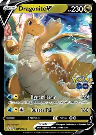 Dragonite V SWSH235 - Holofoil SWSH Sword & Shield Promo Cards - Promo SWSH: Sword & Shield Promo Cards Pokemon Single Squirtle Squad Card Shop.