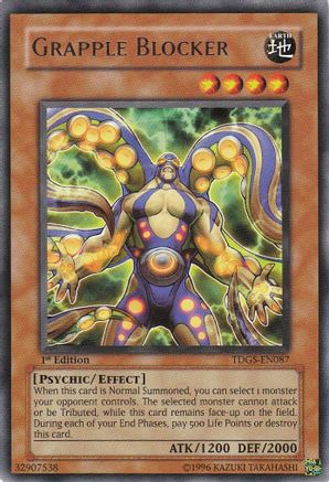 Grapple Blocker (TDGS-EN087) - The Duelist Genesis Unlimited The Duelist Genesis Yugioh Single Squirtle Squad Card Shop.