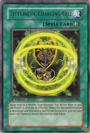 Telekinetic Charging Cell (TDGS-EN088) - The Duelist Genesis Unlimited The Duelist Genesis Yugioh Single Squirtle Squad Card Shop.