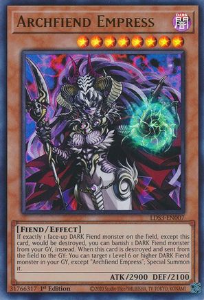 Archfiend Empress (LDS3-EN007) - Legendary Duelists: Season 3 1st Edition Legendary Duelists: Season 3 Yugioh Single Squirtle Squad Card Shop.