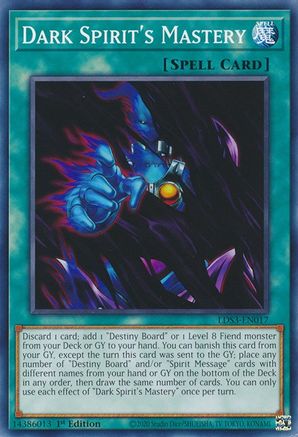 Dark Spirit's Mastery (LDS3-EN017) - Legendary Duelists: Season 3 1st Edition Legendary Duelists: Season 3 Yugioh Single Squirtle Squad Card Shop.