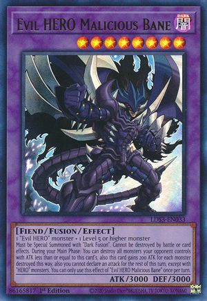 Evil HERO Malicious Bane (LDS3-EN033) - Legendary Duelists: Season 3 1st Edition Legendary Duelists: Season 3 Yugioh Single Squirtle Squad Card Shop.
