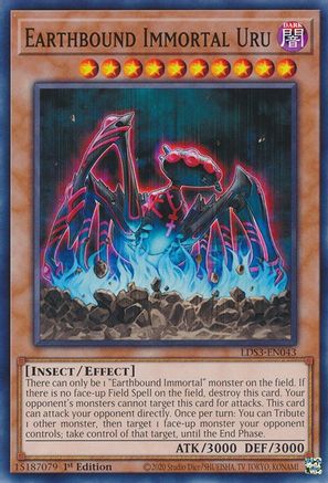 Earthbound Immortal Uru (LDS3-EN043) - Legendary Duelists: Season 3 1st Edition Legendary Duelists: Season 3 Yugioh Single Squirtle Squad Card Shop.