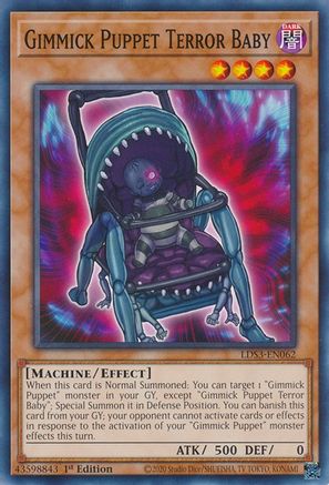 Gimmick Puppet Terror Baby (LDS3-EN062) - Legendary Duelists: Season 3 1st Edition Legendary Duelists: Season 3 Yugioh Single Squirtle Squad Card Shop.