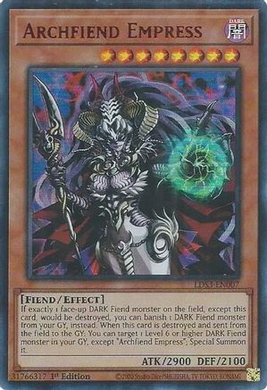 Archfiend Empress (Red) (LDS3-EN007) - Legendary Duelists: Season 3 1st Edition Legendary Duelists: Season 3 Yugioh Single Squirtle Squad Card Shop.