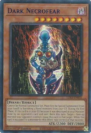 Dark Necrofear (Blue) (LDS3-EN002) - Legendary Duelists: Season 3 1st Edition Legendary Duelists: Season 3 Yugioh Single Squirtle Squad Card Shop.