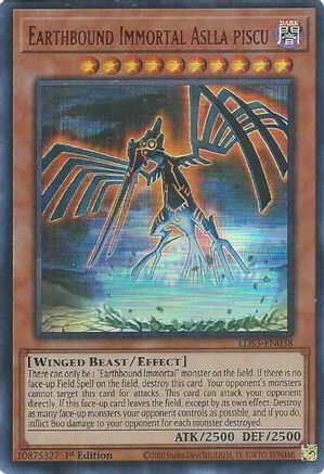 Earthbound Immortal Aslla Piscu (Red) (LDS3-EN038) - Legendary Duelists: Season 3 1st Edition Legendary Duelists: Season 3 Yugioh Single Squirtle Squad Card Shop.