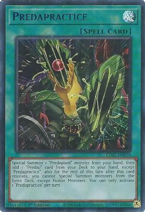 Predapractice (Blue) (LDS3-EN079) - Legendary Duelists: Season 3 1st Edition Legendary Duelists: Season 3 Yugioh Single Squirtle Squad Card Shop.