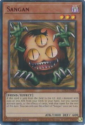 Sangan (Red) (LDS3-EN001) - Legendary Duelists: Season 3 1st Edition Legendary Duelists: Season 3 Yugioh Single Squirtle Squad Card Shop.