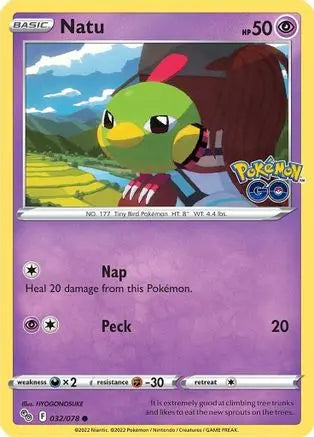 Natu 032 Pokemon GO - Common