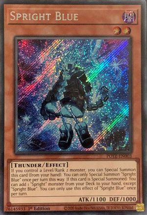 Spright Blue (POTE-EN003) - Power of the Elements Unlimited Power of the Elements Yugioh Single Squirtle Squad Card Shop.