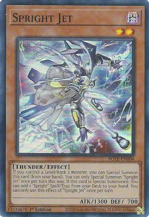 Spright Jet (POTE-EN004) - Power of the Elements 1st Edition Power of the Elements Yugioh Single Squirtle Squad Card Shop.