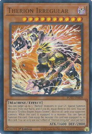 Therion Irregular (POTE-EN009) - Power of the Elements 1st Edition Power of the Elements Yugioh Single Squirtle Squad Card Shop.