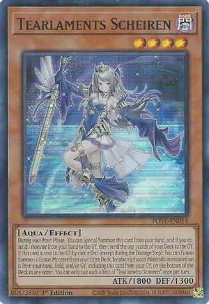 Tearlaments Scheiren (POTE-EN014) - Power of the Elements 1st Edition Power of the Elements Yugioh Single Squirtle Squad Card Shop.