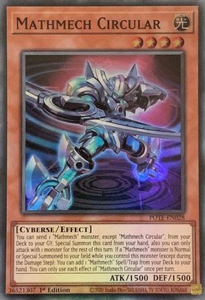Mathmech Circular (POTE-EN028) - Power of the Elements 1st Edition Power of the Elements Yugioh Single Squirtle Squad Card Shop.