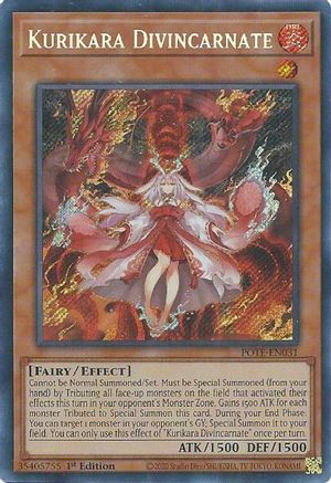 Kurikara Divincarnate (POTE-EN031) - Power of the Elements Unlimited Power of the Elements Yugioh Single Squirtle Squad Card Shop.