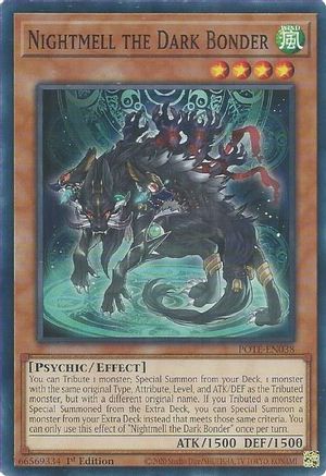 Nightmell the Dark Bonder (POTE-EN038) - Power of the Elements 1st Edition Power of the Elements Yugioh Single Squirtle Squad Card Shop.