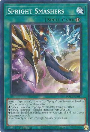Spright Smashers (POTE-EN057) - Power of the Elements 1st Edition Power of the Elements Yugioh Single Squirtle Squad Card Shop.