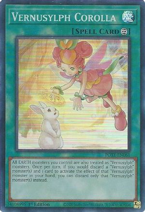 Vernusylph Corolla (POTE-EN061) - Power of the Elements Unlimited Power of the Elements Yugioh Single Squirtle Squad Card Shop.