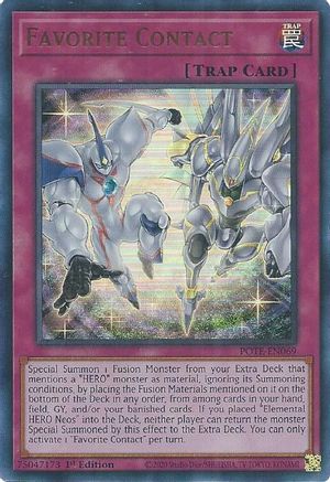 Favorite Contact (POTE-EN069) - Power of the Elements 1st Edition Power of the Elements Yugioh Single Squirtle Squad Card Shop.