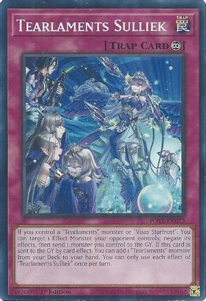 Tearlaments Sulliek (POTE-EN072) - Power of the Elements 1st Edition Power of the Elements Yugioh Single Squirtle Squad Card Shop.