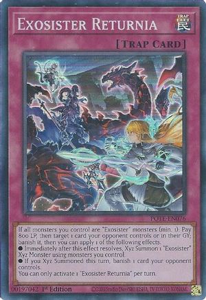 Exosister Returnia (POTE-EN076) - Power of the Elements Unlimited Power of the Elements Yugioh Single Squirtle Squad Card Shop.
