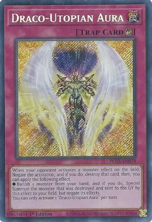 Draco-Utopian Aura (POTE-EN079) - Power of the Elements 1st Edition Power of the Elements Yugioh Single Squirtle Squad Card Shop.