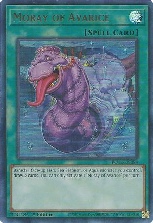 Moray of Avarice (POTE-EN084) - Power of the Elements Unlimited Power of the Elements Yugioh Single Squirtle Squad Card Shop.