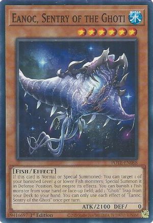 Eanoc, Sentry of the Ghoti (POTE-EN088) - Power of the Elements 1st Edition Power of the Elements Yugioh Single Squirtle Squad Card Shop.