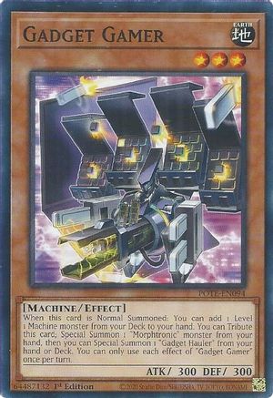 Gadget Gamer (POTE-EN094) - Power of the Elements 1st Edition Power of the Elements Yugioh Single Squirtle Squad Card Shop.