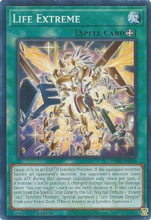 Life Extreme (POTE-EN099) - Power of the Elements 1st Edition Power of the Elements Yugioh Single Squirtle Squad Card Shop.