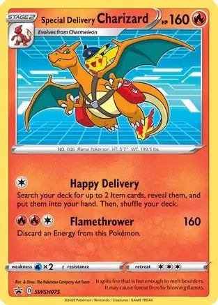 Sword & Shield - Promo Cards - Special Delivery Charizard SWSH075
