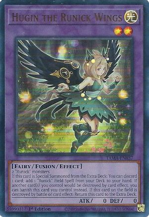 Hugin the Runick Wings (TAMA-EN037) - Tactical Masters 1st Edition Tactical Masters Yugioh Single Squirtle Squad Card Shop.