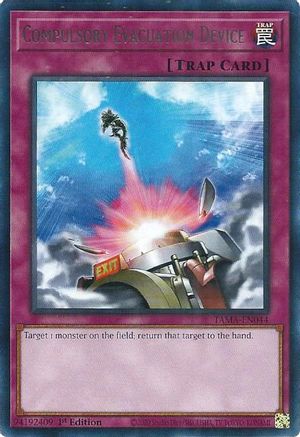 Compulsory Evacuation Device (TAMA-EN044) - Tactical Masters 1st Edition Tactical Masters Yugioh Single Squirtle Squad Card Shop.