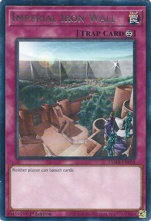 Imperial Iron Wall (TAMA-EN058) - Tactical Masters 1st Edition Tactical Masters Yugioh Single Squirtle Squad Card Shop.