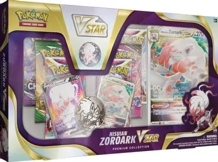 Hisuian Zoroark VSTAR Premium Collection SWSH11: Lost Origin Pokemon Sealed Squirtle Squad Card Shop.