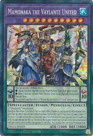 Mamonaka the Vaylantz United (CR) (TAMA-EN009) - Tactical Masters 1st Edition Tactical Masters Yugioh Single Squirtle Squad Card Shop.